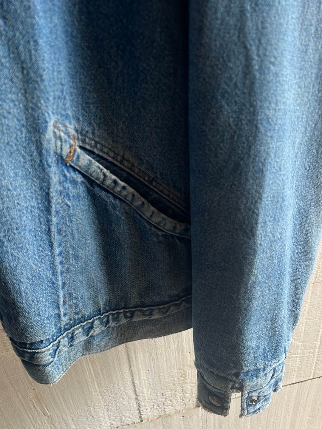 Vintage Wrangler Denim Coat Sherling Liner