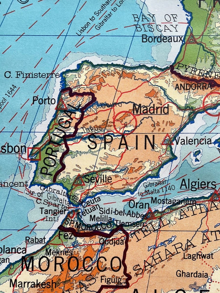 Map of Africa 1940 - Diamonds & Rust
