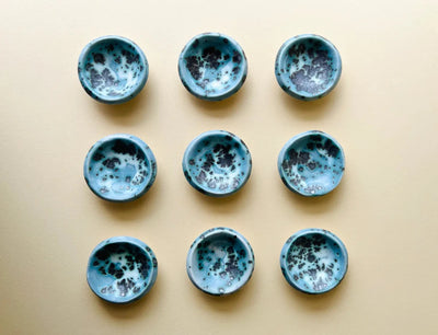 Moonscape Tiny Ring Dish - Diamonds & Rust