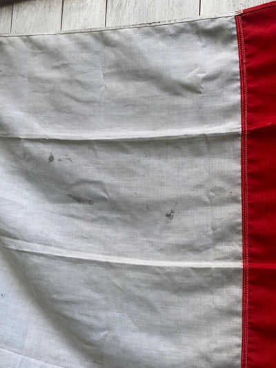 Nautical "H” Signal Flag - Diamonds & Rust