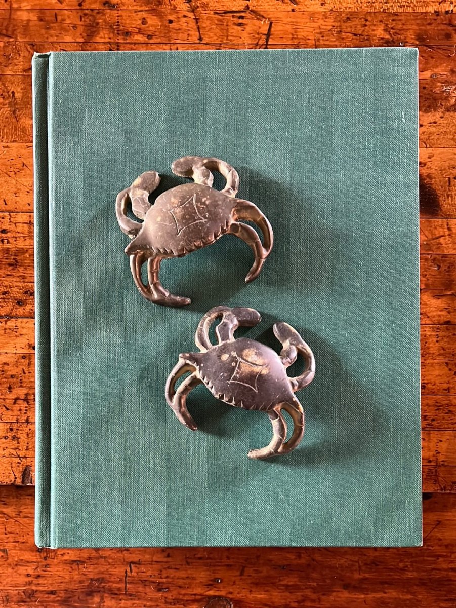 Pair of Vintage Brass Crabs - Diamonds & Rust