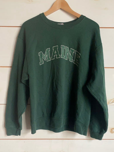 Pre - Loved MAINE Crewneck Sweatshirt - Diamonds & Rust