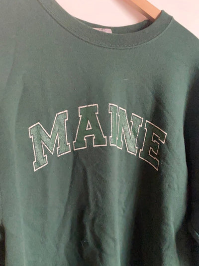 Pre - Loved MAINE Crewneck Sweatshirt - Diamonds & Rust
