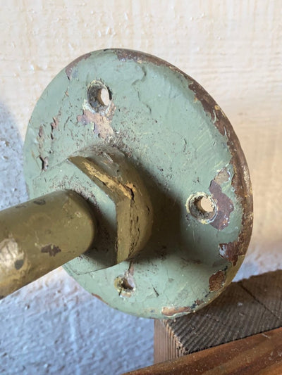 Salvaged Maritime Hallway Light - Diamonds & Rust