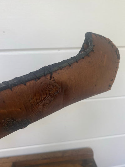Souvenir Birch Bark Canoe - Diamonds & Rust