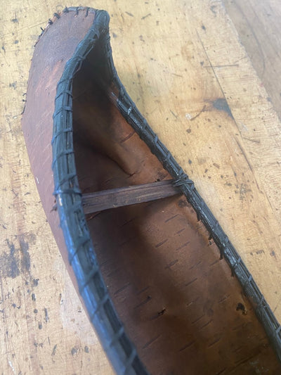 Souvenir Birch Bark Canoe - Diamonds & Rust
