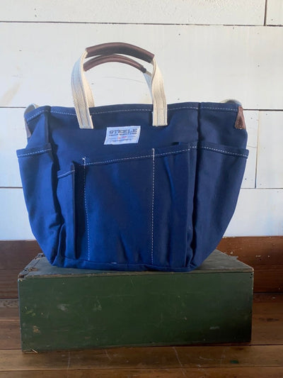 Steele Canvas Garden Tote - Navy - Diamonds & Rust