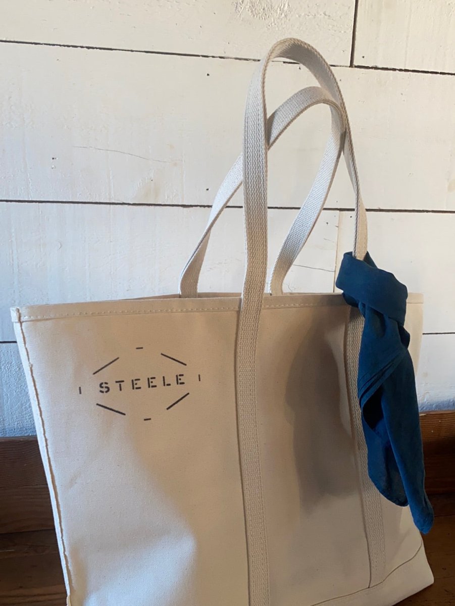 Steele Canvas Standard Medium Tote - Diamonds & Rust