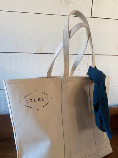 Steele Canvas Standard Medium Tote - Diamonds & Rust