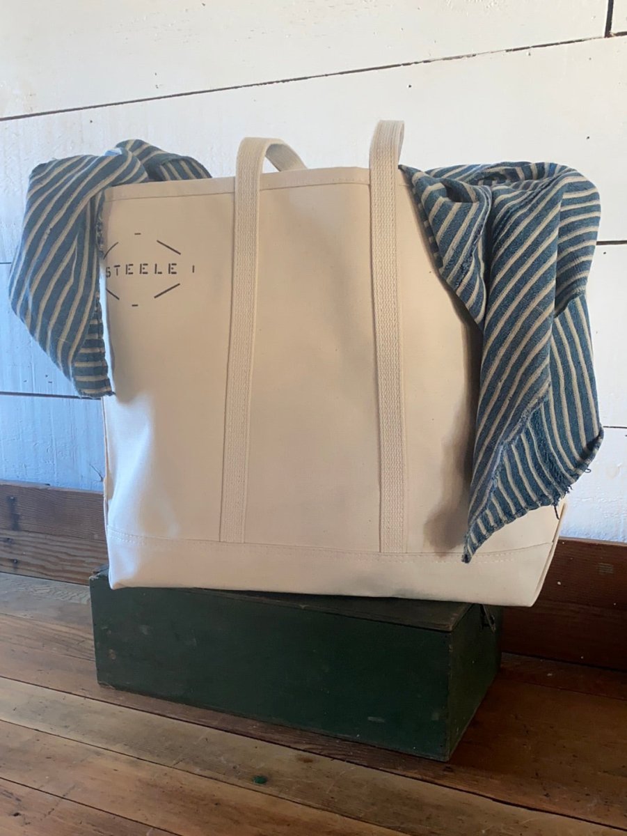 Steele Canvas Standard Medium Tote - Diamonds & Rust
