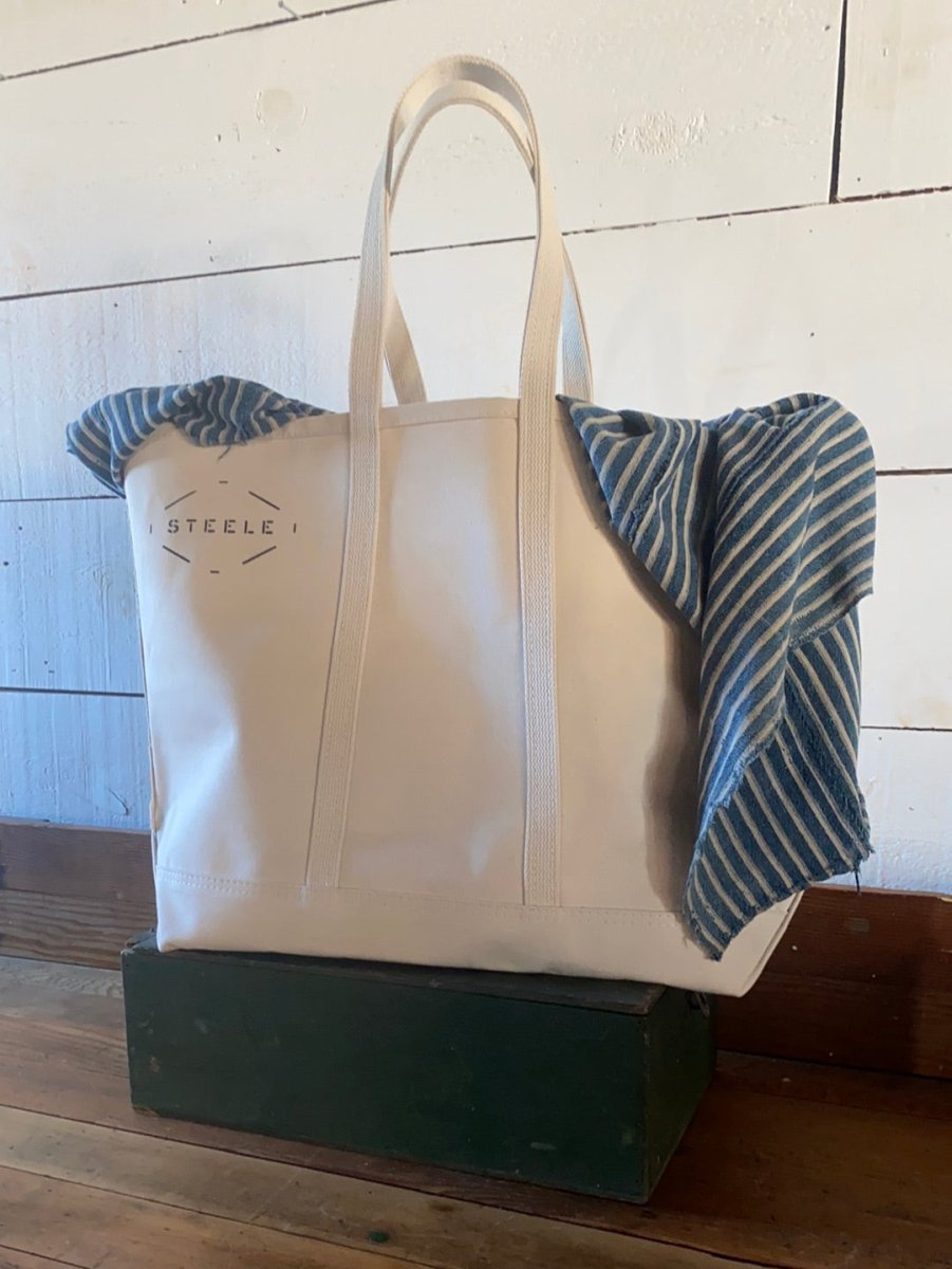 Steele Canvas Standard Medium Tote - Diamonds & Rust