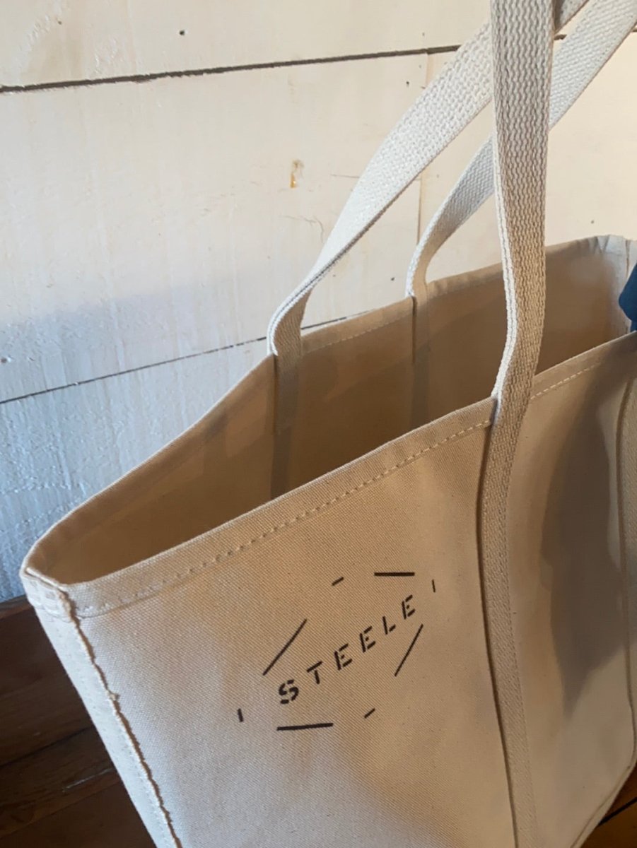 Steele Canvas Standard Medium Tote - Diamonds & Rust