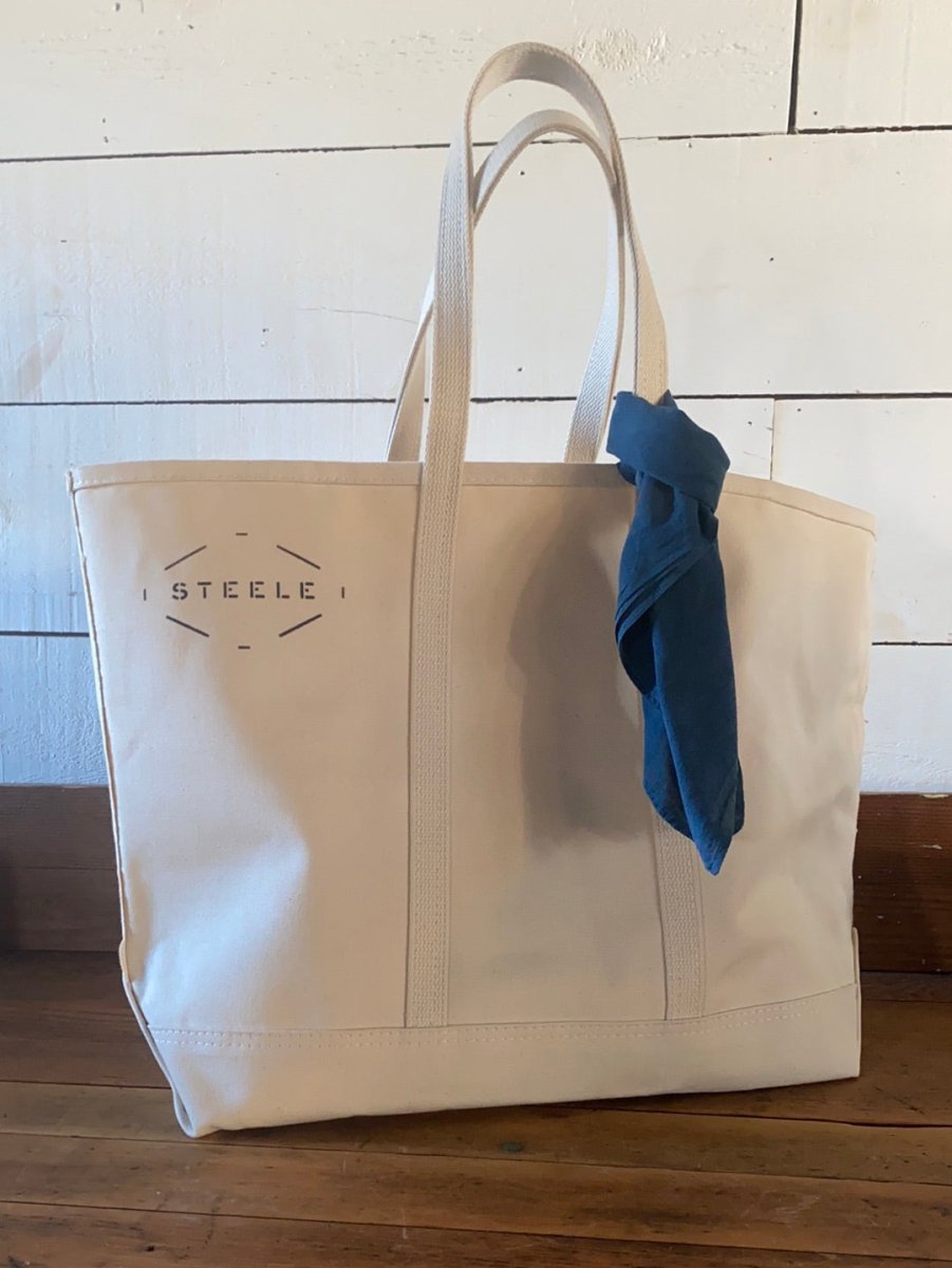 Steele Canvas Standard Medium Tote - Diamonds & Rust