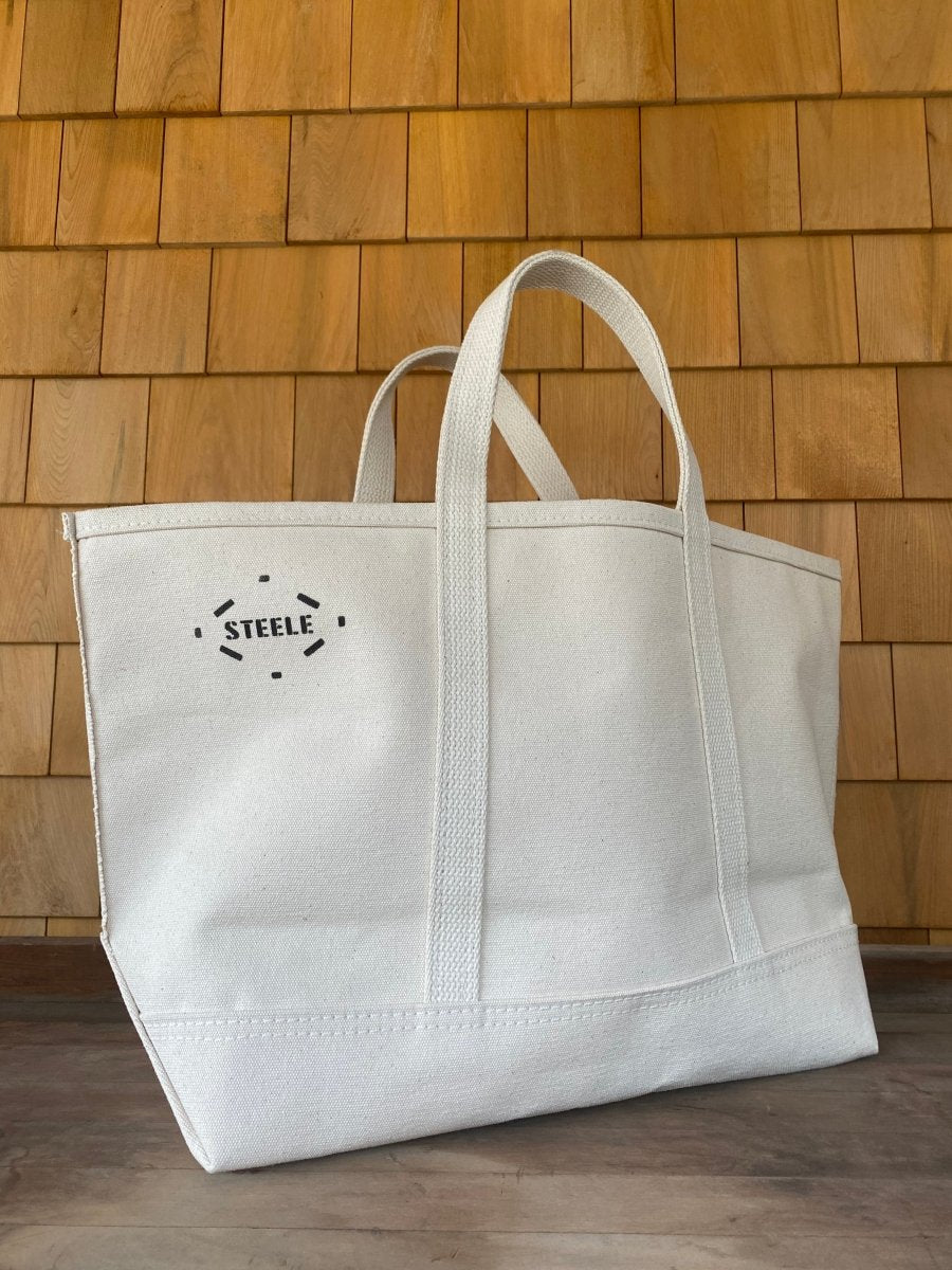 Steele Canvas Tote Bag: Small - Diamonds & Rust
