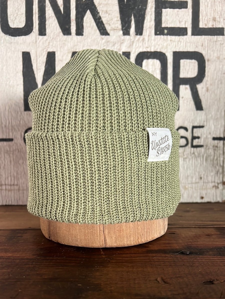 Upcycyled Cotton Watchcap - Matcha - Diamonds & Rust