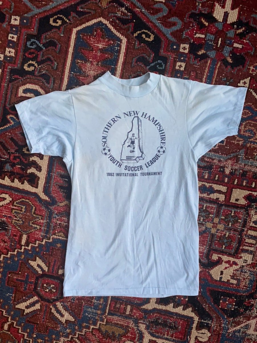 Vintage 1982 New Hampshire Soccer Tee - Diamonds & Rust