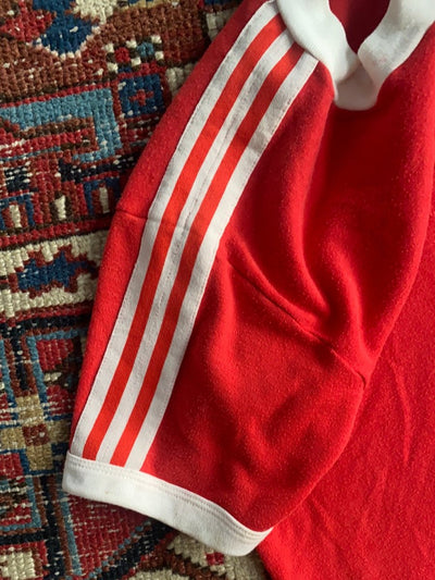 Vintage 80's Adidas Ringer Tee - Diamonds & Rust