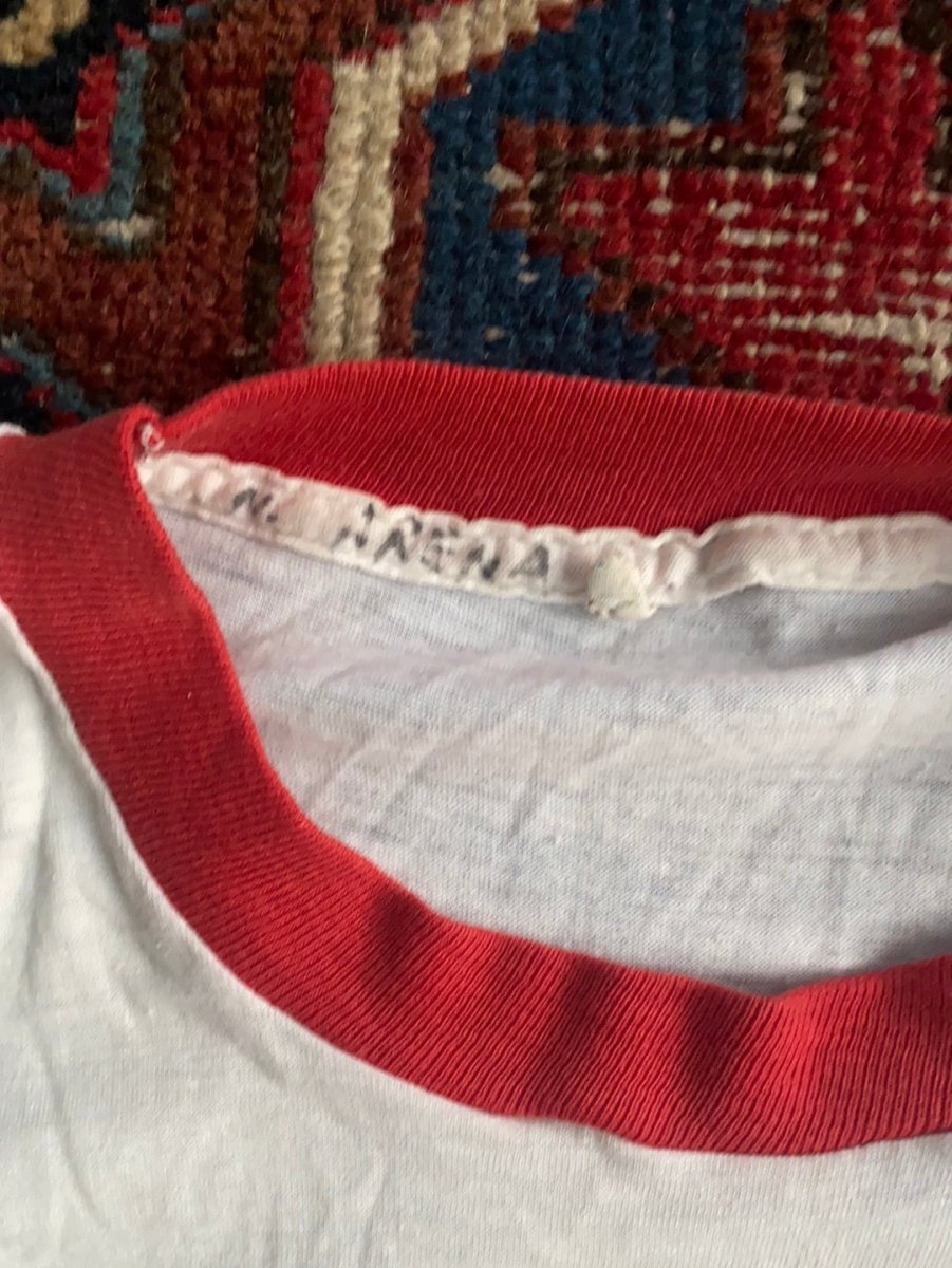 Vintage 80's Soccer Ringer Tee - Diamonds & Rust