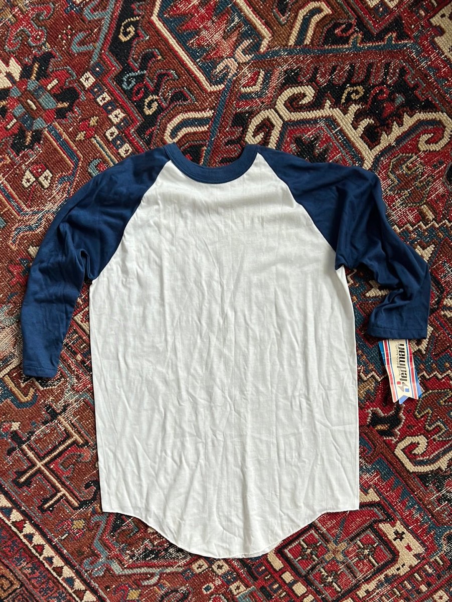 Vintage 80s Stedman Baseball Tee - Diamonds & Rust