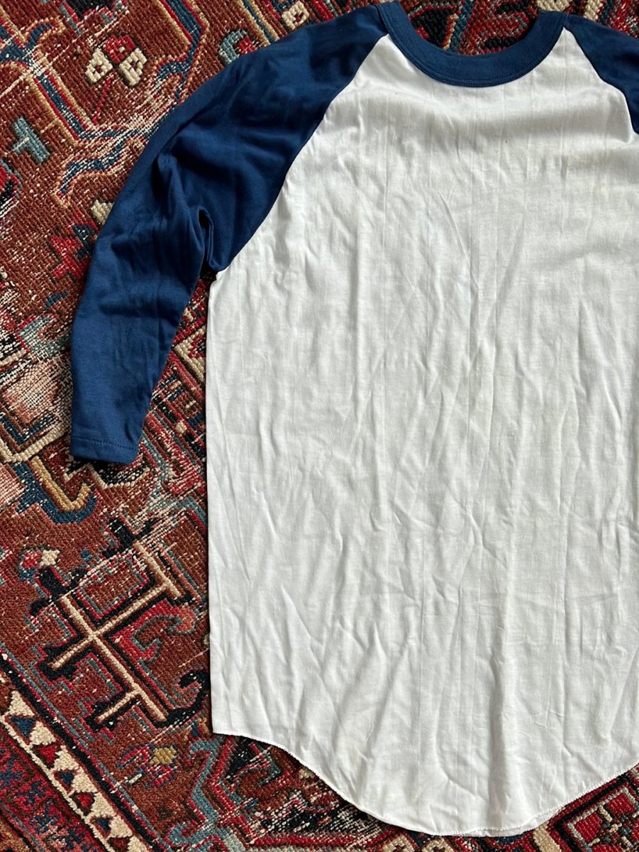 Vintage 80s Stedman Baseball Tee - Diamonds & Rust