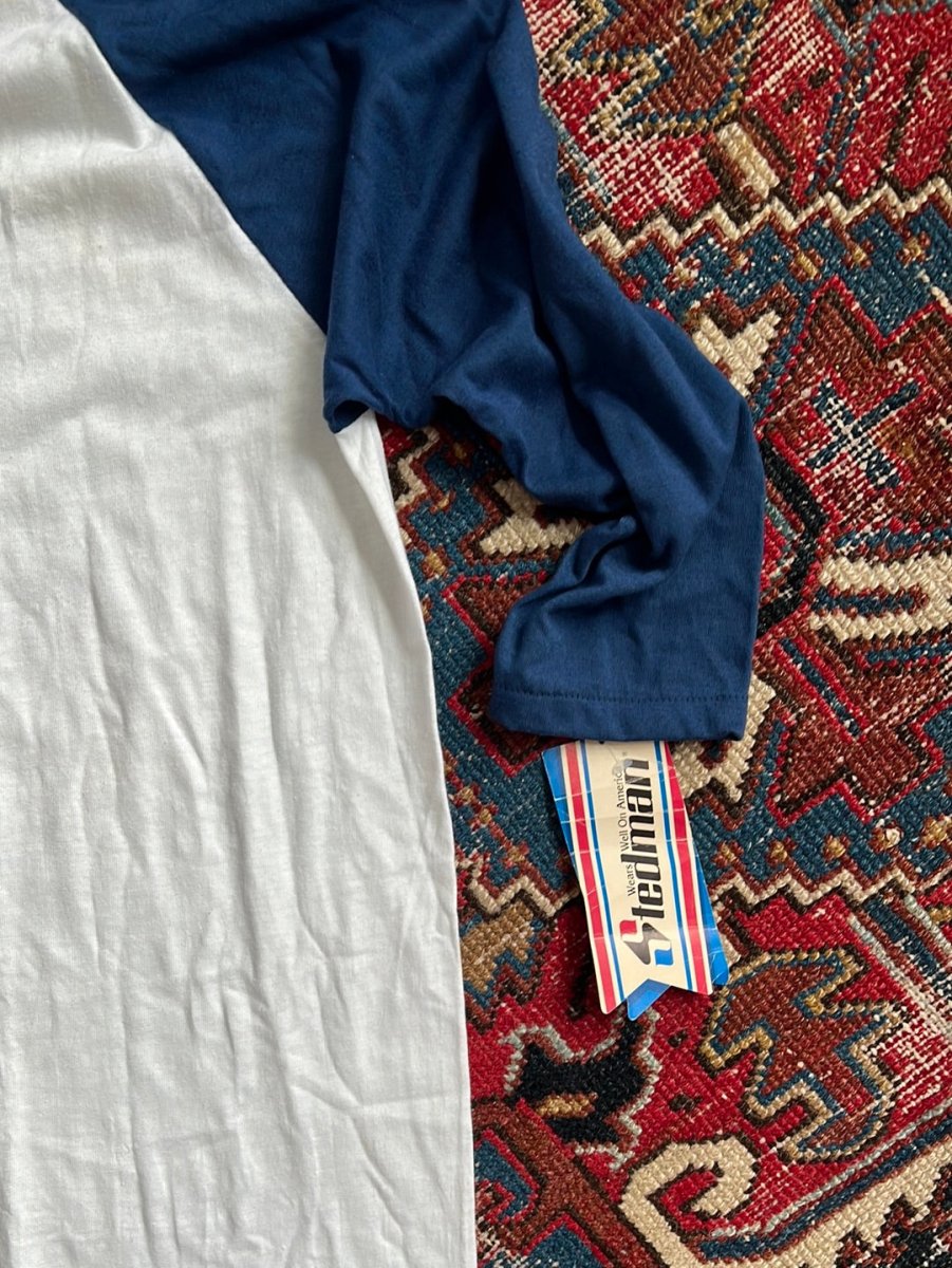 Vintage 80s Stedman Baseball Tee - Diamonds & Rust