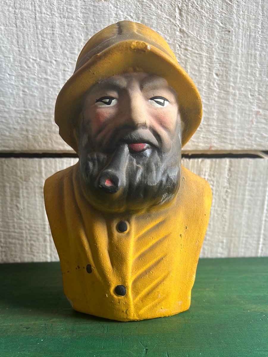 Vintage Atlantic Fisherman Bust - Diamonds & Rust
