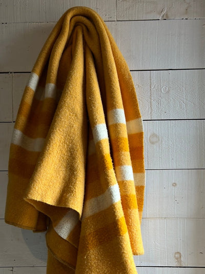 Vintage Baron Wool Camp Blanket - Diamonds & Rust
