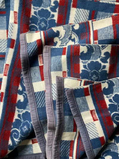 Vintage Camp Blanket - Diamonds & Rust