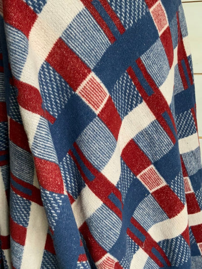 Vintage Camp Blanket - Diamonds & Rust