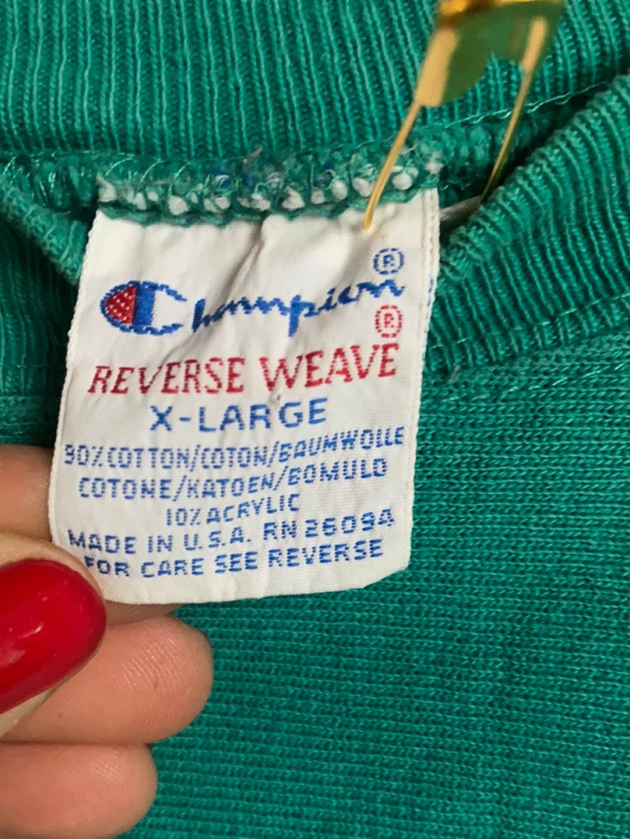 Vintage CHAMPION Reverse Weave Sweatshirt - Diamonds & Rust