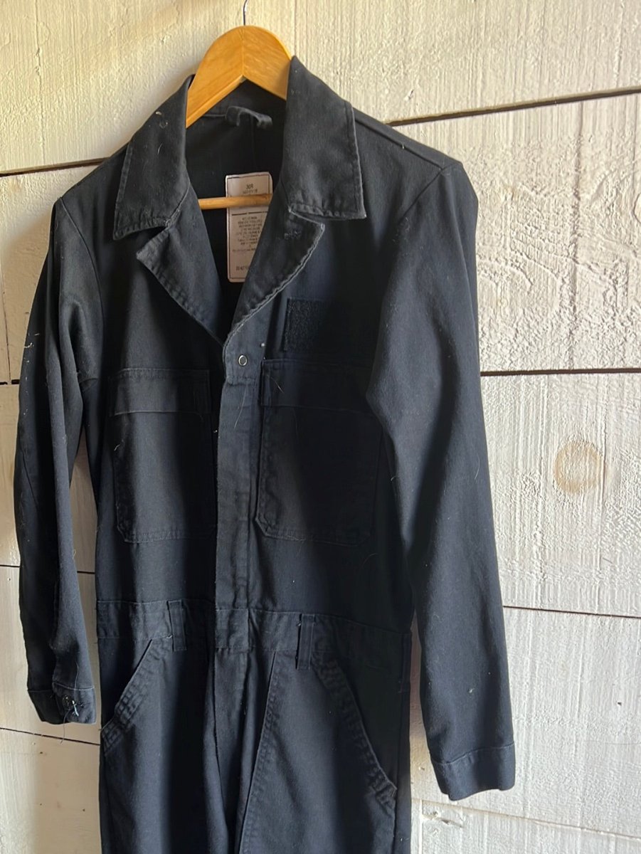 Vintage Dark Navy Coveralls - Diamonds & Rust