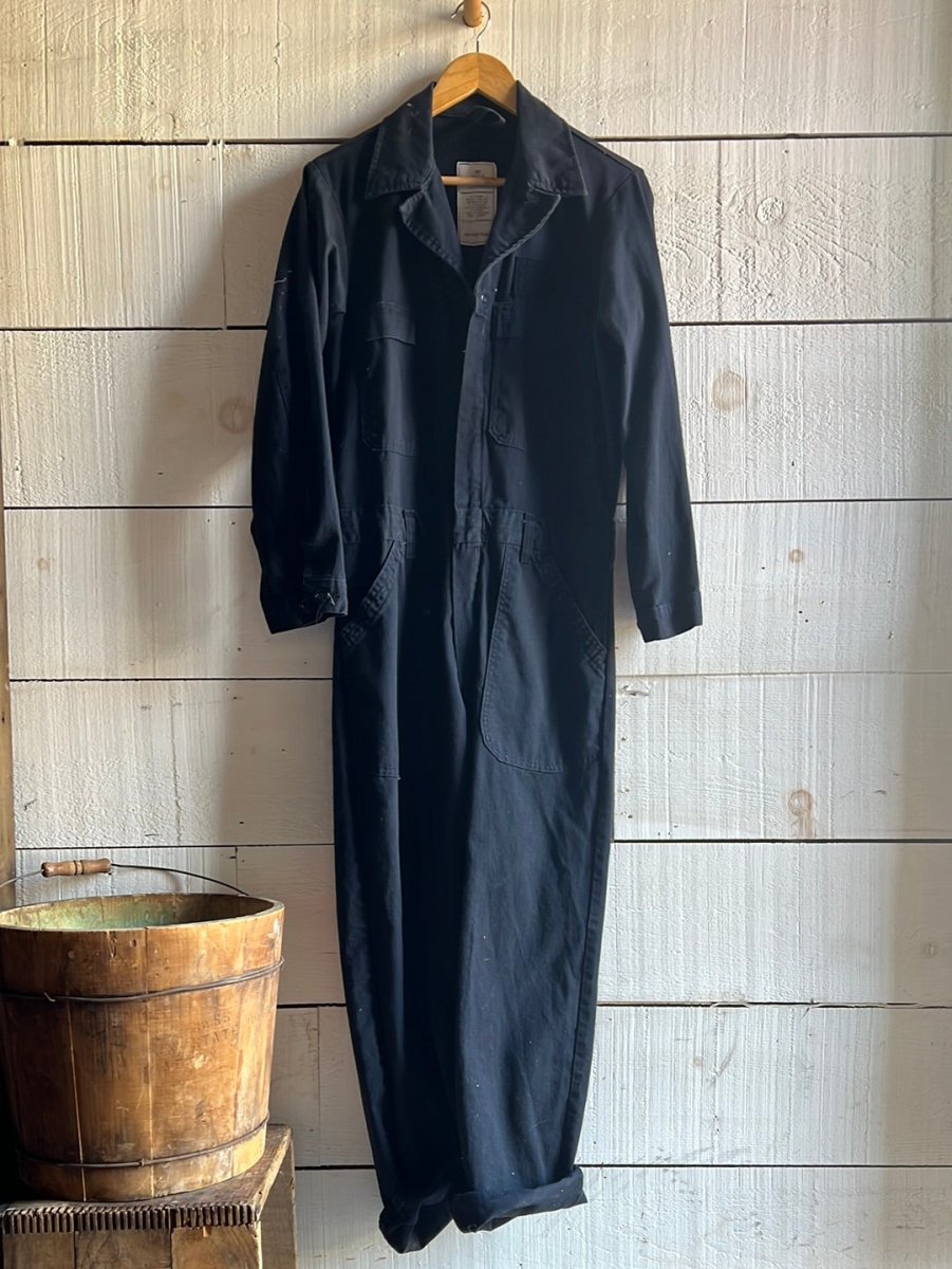 Vintage Dark Navy Coveralls - Diamonds & Rust