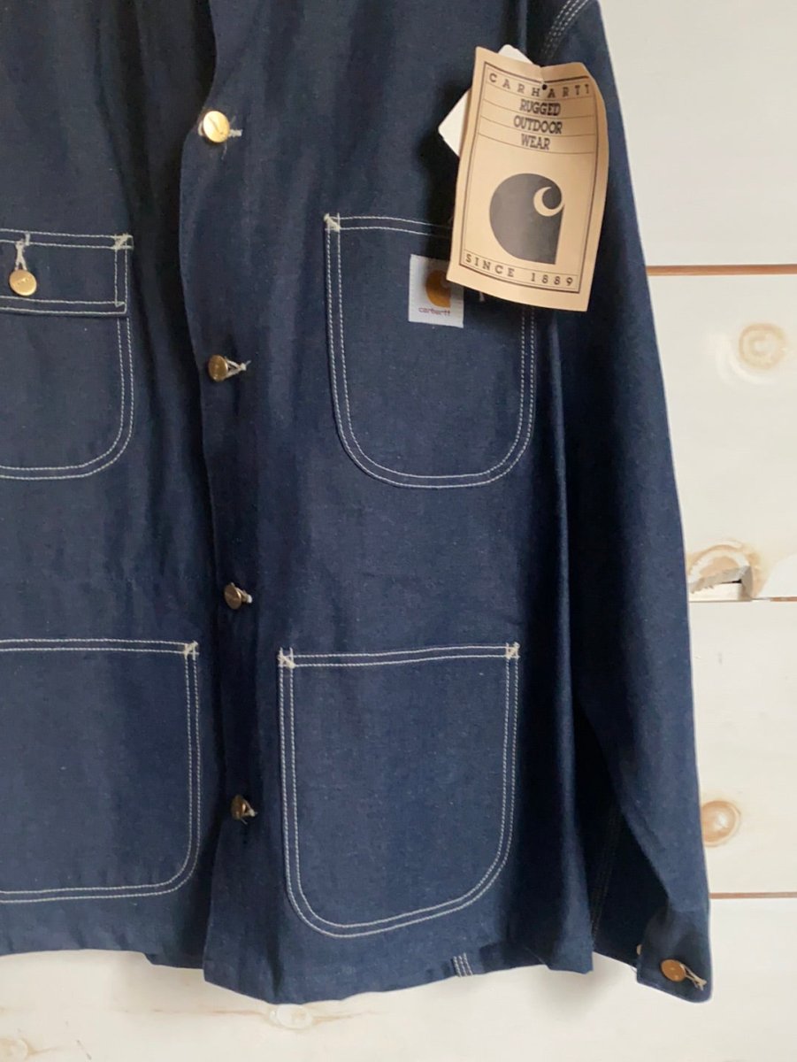 Vintage Dead Stock Carhartt Denim Shirt - Diamonds & Rust