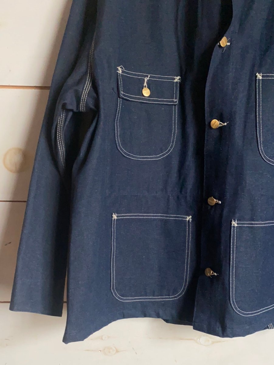 Vintage Dead Stock Carhartt Denim Shirt - Diamonds & Rust