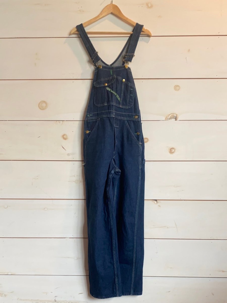 Vintage Denim Overalls - Diamonds & Rust