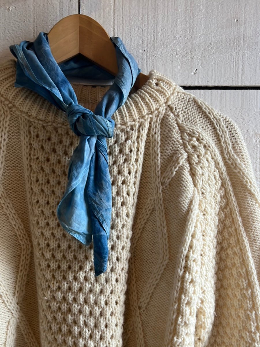 Vintage Donesal Fishermen's Sweater - Diamonds & Rust