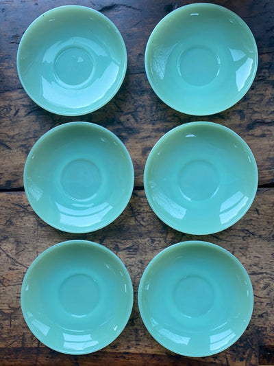 Vintage Fireking 5" Plates - Diamonds & Rust