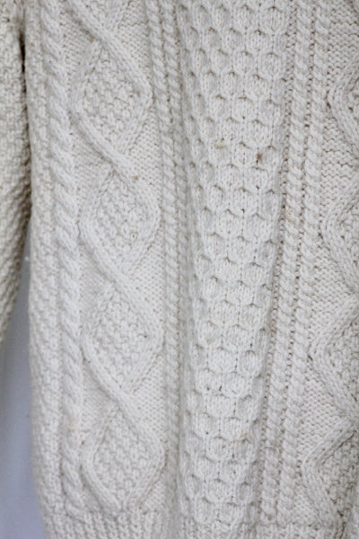Vintage Fishermen's Sweater - Diamonds & Rust