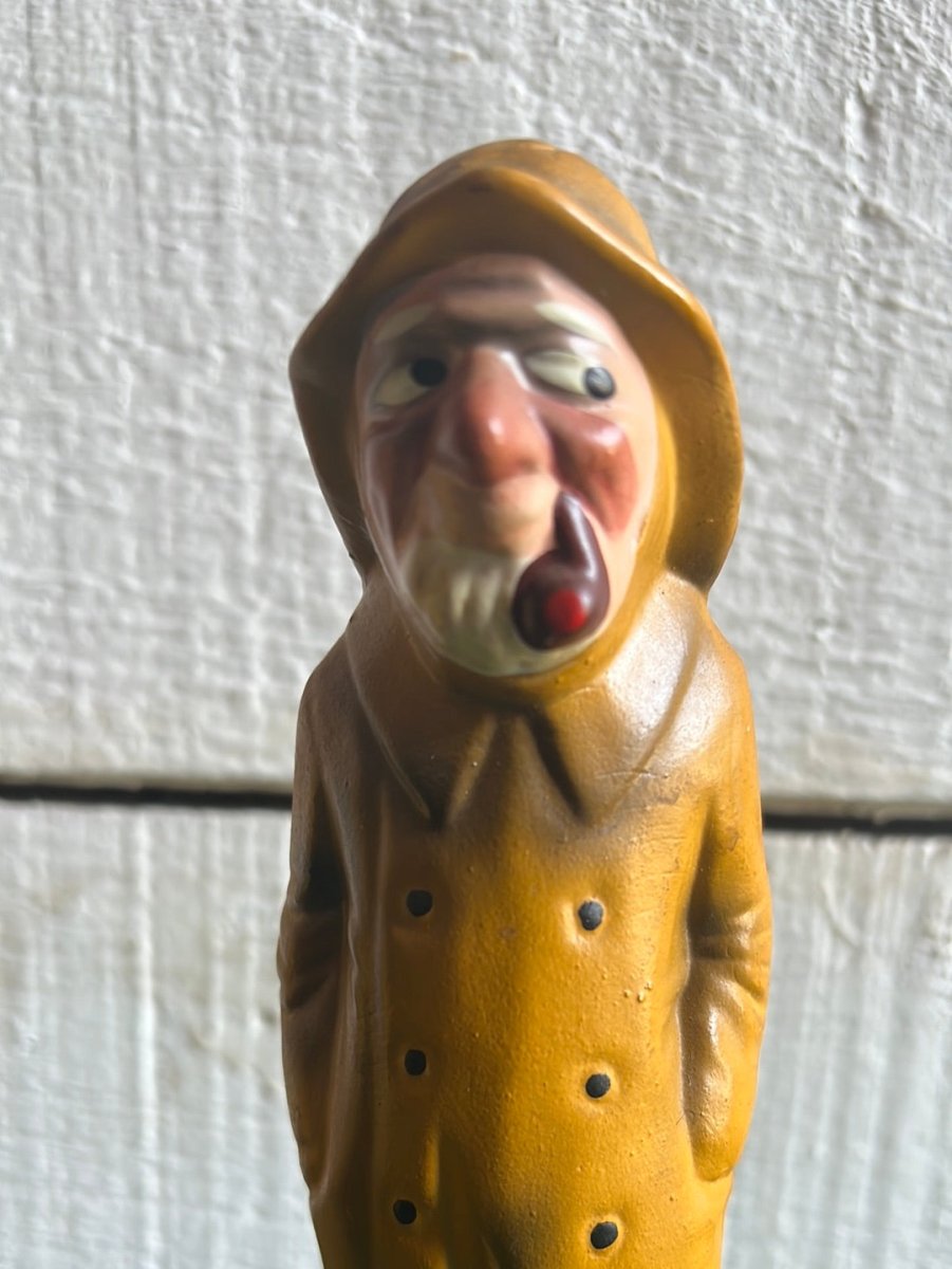 Vintage Gloucester Fisherman Salt Shaker - Diamonds & Rust