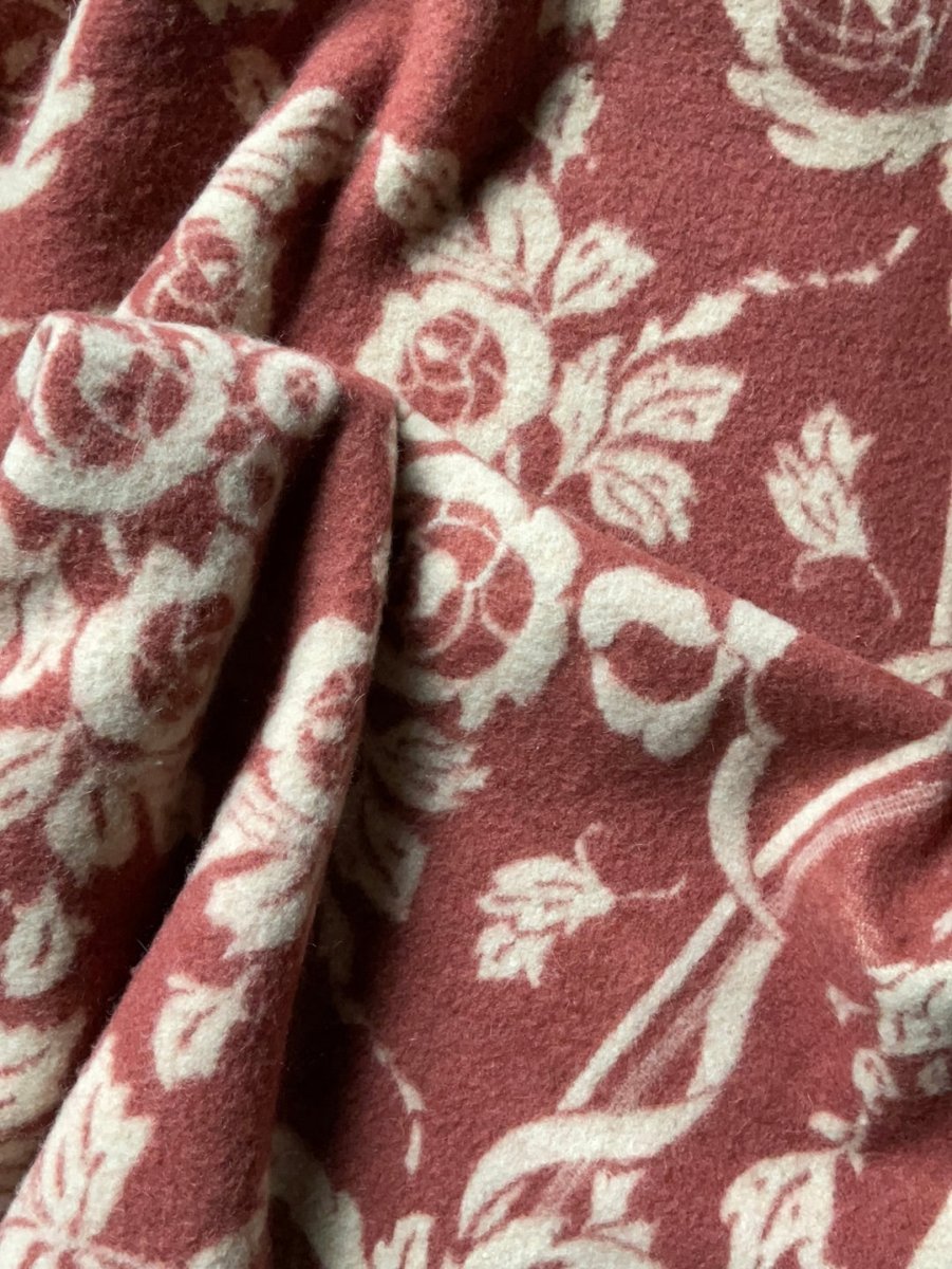 Vintage Golden Dawn Penco Health Blanket - Diamonds & Rust