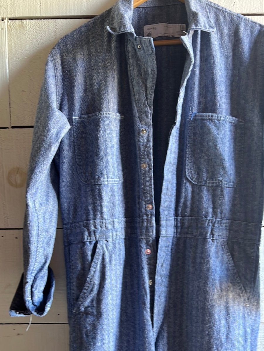 Vintage Herringbone Coveralls - Diamonds & Rust