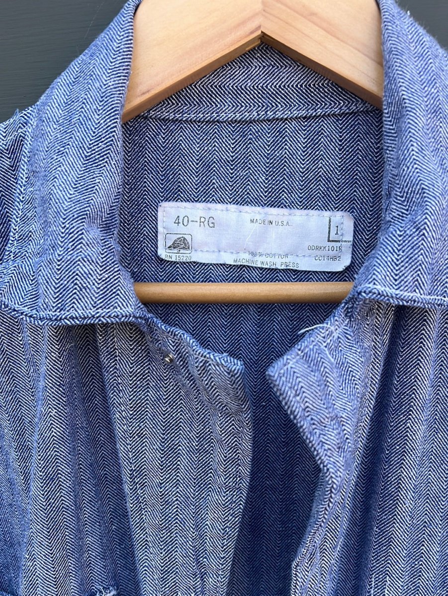 Vintage Herringbone Coveralls - Diamonds & Rust