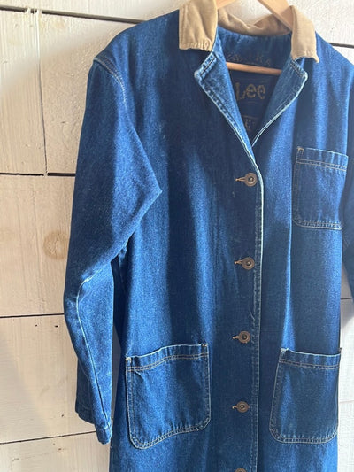 Vintage LEE Denim Duster - Diamonds & Rust