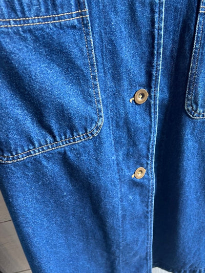 Vintage LEE Denim Duster - Diamonds & Rust