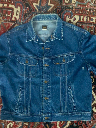 Vintage LEE Denim Jacket - Diamonds & Rust
