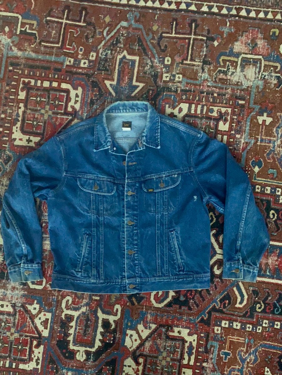 Vintage LEE Denim Jacket - Diamonds & Rust