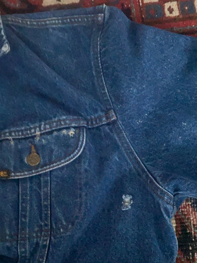 Vintage LEE Denim Jacket - Diamonds & Rust