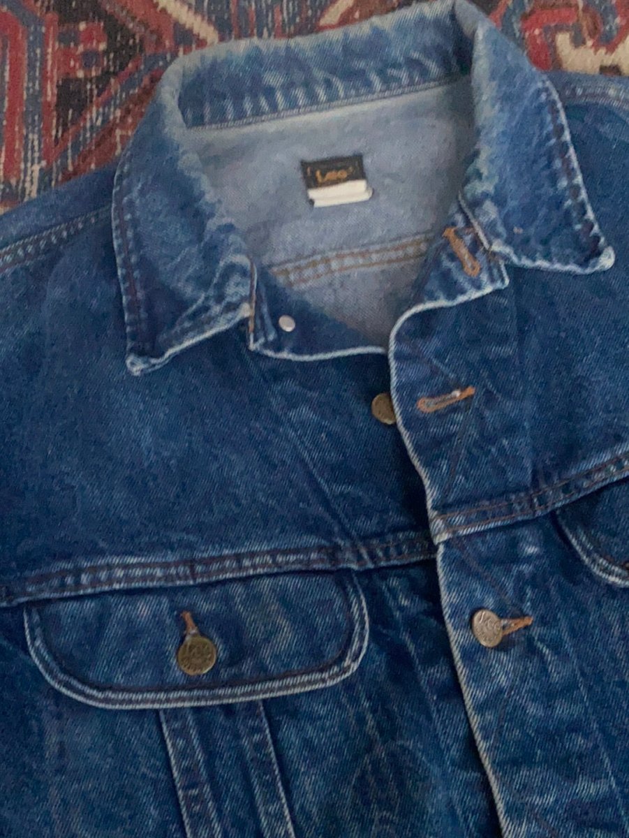 Vintage LEE Denim Jacket - Diamonds & Rust