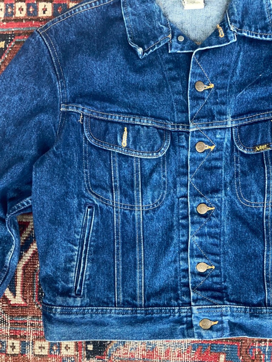 Vintage LEE Denim Jacket - 46 - Diamonds & Rust