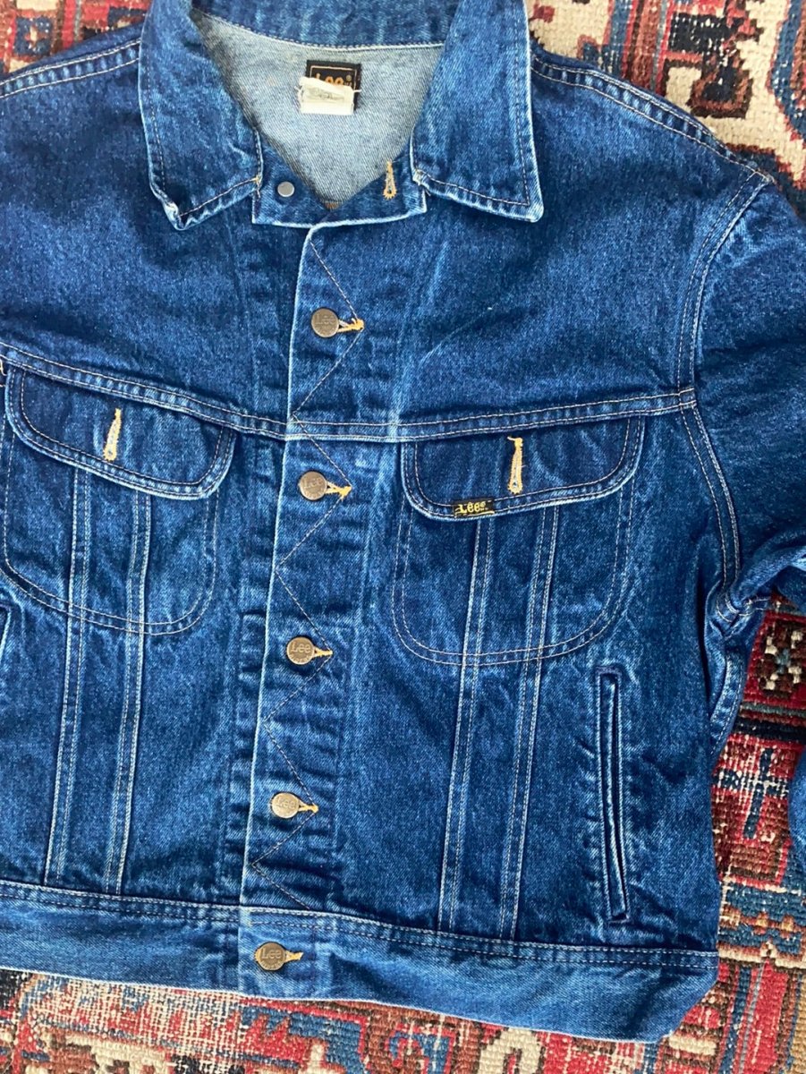 Vintage LEE Denim Jacket - 46 - Diamonds & Rust